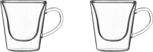 Luigi Bormioli Thermic Koffie-en Theeglas 29,5cl Dubbelwandig 2 stuks