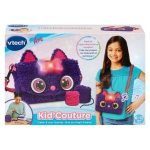 VTech Kid'Couture Cat Cre&euml;er & Leer Handtas + Licht en Geluid Paars/Roze