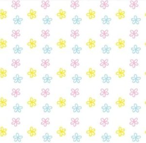 Duni Paasservet Bloemen Multi 33x33 cm