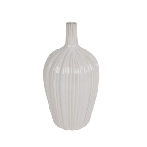 Vaas Annet M Wit Aardewerk 14,5x14,5x28cm