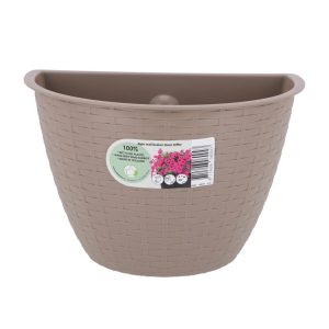Bloembak Muur Dijon 26 cm Taupe