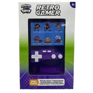 Amazing Cool Retro Gamer Transparant Paars