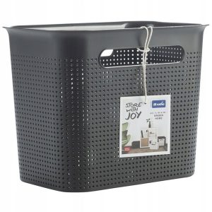 Rotho BRISEN Opbergmand 26.2x18x21.1 cm 7L Antraciet