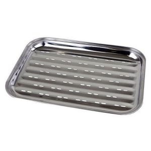 BBQ Grill Tray 34.5x24.5x2.7 cm RVS
