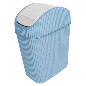 Alythia Tafelafvalbak met Zwaaideksel 2.5L Blauw/Wit