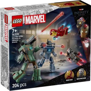 Lego Super Heroes 76320 Marvel Iron Man en War Machine vs Hammer Drones
