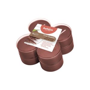 Bolsius True Scents Geurtheelichten Oud Wood 8 Branduren 8 Stuks