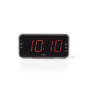 Nedis CLAR004BK Digitale Wekkerradio Led Van 1,8" Fm 20 Voorkeuze-instellingen Sluimeren