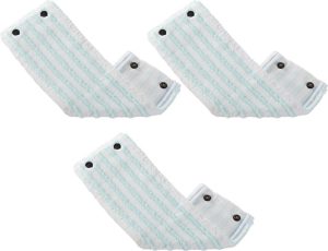Leifheit Clean Twist M/Combi Clean M vloerwisser Vervangingsdoek met Drukknoppen Micro Duo33 cm Set van 3