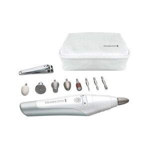 Remington MAN3000 Reveal Manicure-Pedicureset met 12 Hulpstukken Zilver/Wit