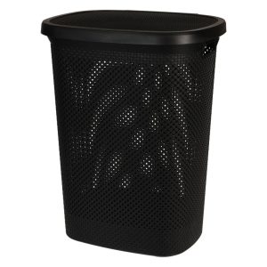 Wasmand 60L Zwart