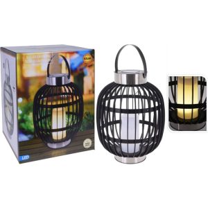 Pro Garden Solar LED Lamp Zwart
