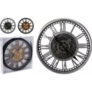 Analoge Wandklok met Roterend Uurwerk 50 cm