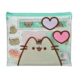 Pusheen Notitie Set in Etui Mint/Roze