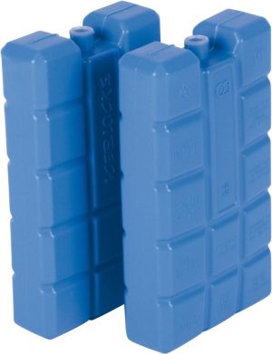 2 Koelelementen blauw | 15 x 8 x 2 cm