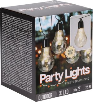 Pro Garden Feestverlichting 10Lampjes Warm Wit
