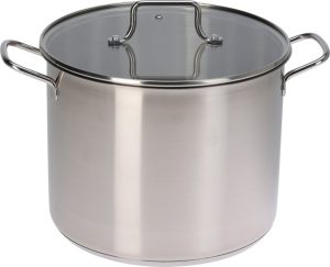 Soeppan RVS met Glazen Dksel 24cm