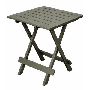 HEM Campingtafel 50x43x43 Saliegroen/Kunststof