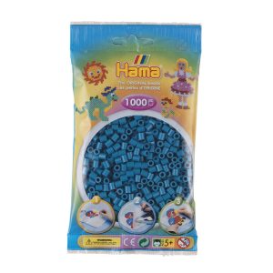Hama Strijkkralen 1000 Stuks Petroleum Blauw