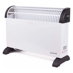 Benson Convector Heater 75-/1500W 52x17x32.5 cm Wit/Zwart
