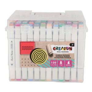 Creafun Dual Markers in Luxe Opbergdoos 120 Stuks