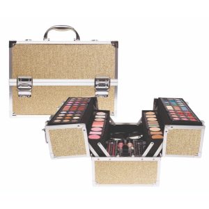 Casuelle Make-Up Koffer Goud Glitter