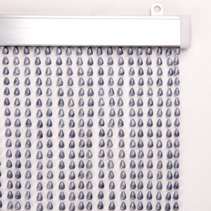 Vliegengordijn Dominica Beads 90x210 cm Grijs