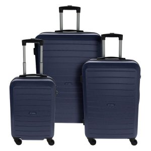Proworld Kofferset 50-60-70 cm Donkerblauw