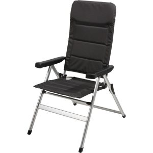 Redcliffs Outdoor Campingstoel Aluminium/Zwart