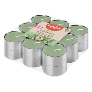 Bolsius True Scents Geurtheelichten Rozenmarijn 18 Stuks