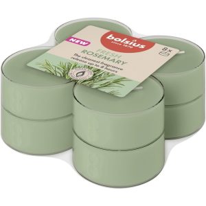 Bolsius True Scents Maxilichten Rozenmarijn 8 Stuks
