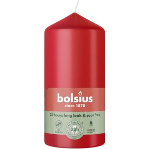 Bolsius Stompkaars 12x5.8 cm Delicate Red