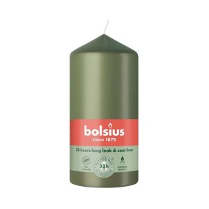 Bolsius Stompkaars 12x5.8 cm Fresh Olive