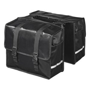ProPlus Fietstas Dubbel 40L Waterdicht Zwart