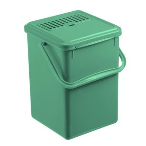 Rotho Bio Afvalemmer + Actief Koolfilter 9L Mistletoe Groen