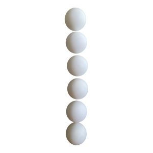 SportX Tafeltennisballen 6 Stuks Wit
