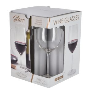 Excellent Houseware Wijnglazen 54 cl Transparant 4 Stuks