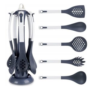 Excellent Houseware Keukengerei 6-delig Grijs/Wit