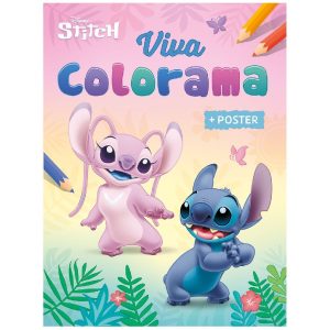 Deltas Kleurboek Stitch Viva Colorama met Poster