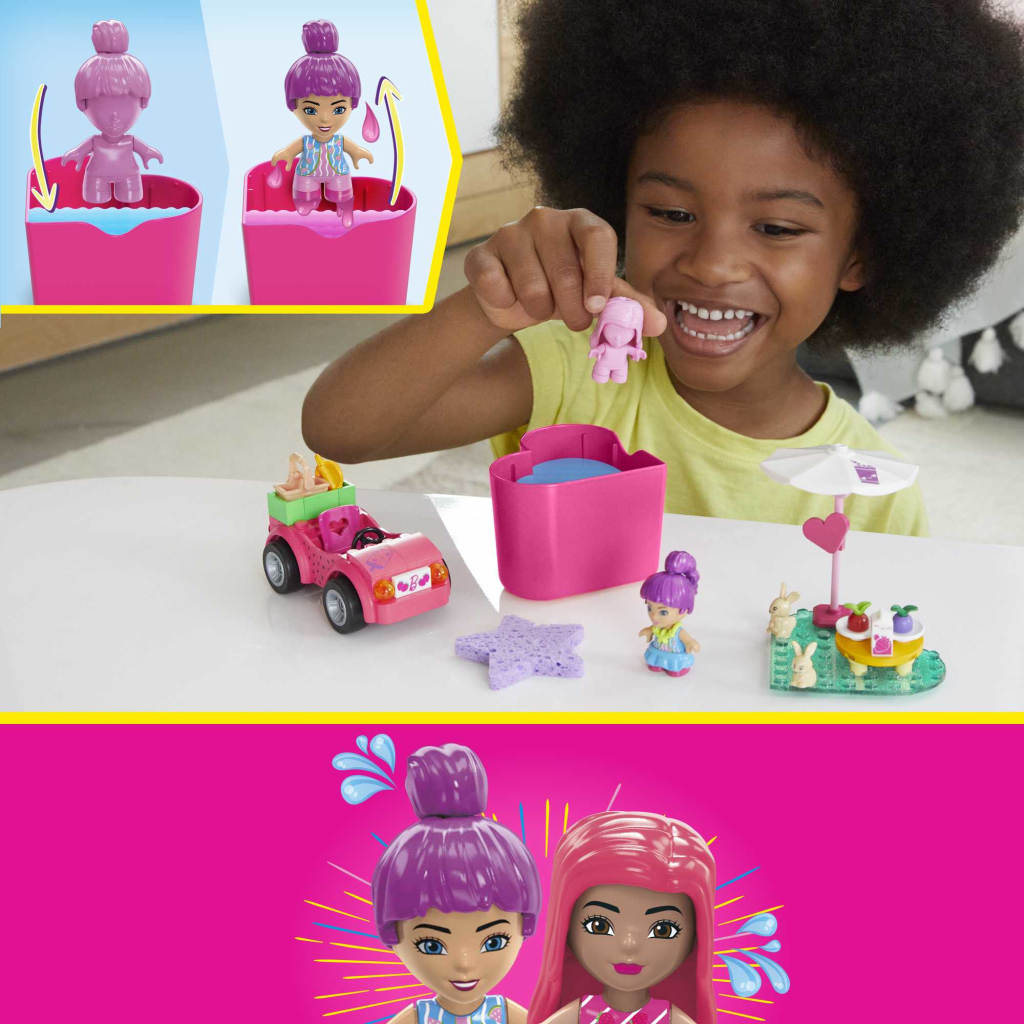 MEGA Barbie Color Reveal Cabrio Bouwspeelgoed