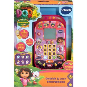 VTech Dora Ontdek & Leer Smartphone + Licht en Geluid