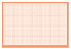 Sigel SI-HO270 Onderleggers Millimeter Wit/oranje, 30 Vel, 80 Grams