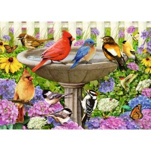 Ravensburger XXL Puzzel Bij het Vogelbadje 500 Stukjes