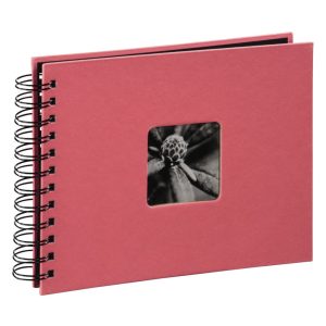 Hama Spiraalalbum Fine Art 24 X 17 Cm 50 Zwarte Pagina's Flamingo