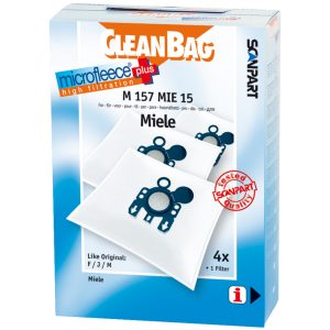 Scanpart M157MIE15 Microfleese Stofzak Miele F/J/M 4stuks