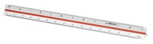 Westcott AC-E10164 Schaalstok 30cm 1:2,5/5/10/20/50/100
