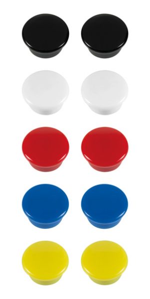 Westcott AC-E10806 Magneet Assorti Pak à 10st. Ø 15x8mm, 100g