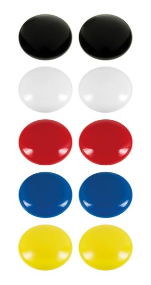 Westcott AC-E10814 Magneet Assorti Pak à 10st. Ø 25x11,8mm, 300g