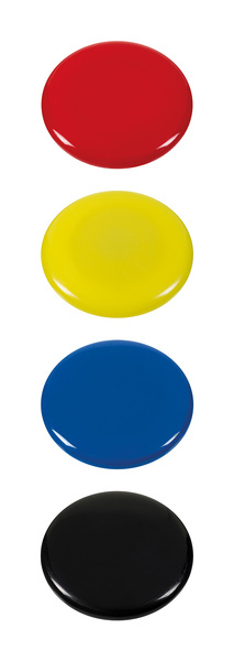 Westcott AC-E10826 Magneet Assorti Pak à 4st. Ø 40x8,5mm, 2500g