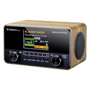 Albrecht DR 865 Digitale Radio Hout/Zwart